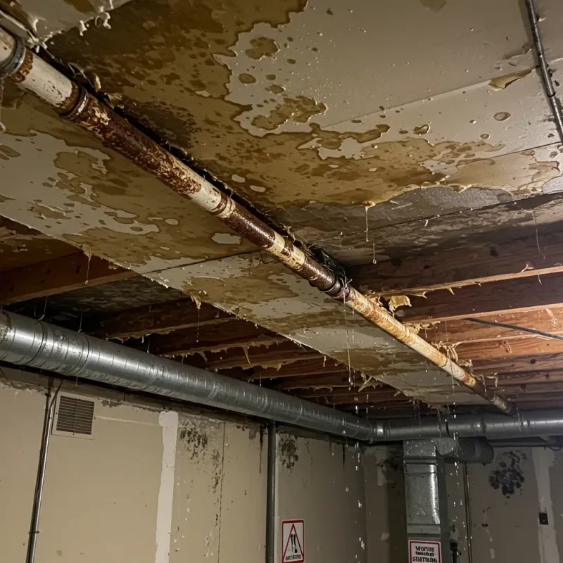 Ceiling Water Damage Repair in Polk County, TX